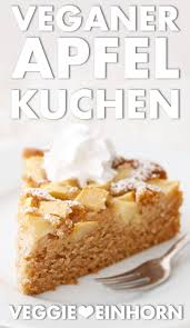 Einfacher Veganer Apfelkuchen Rezept Veganer Apfelkuchen Veganer Kuchen Einfach Backen Ohne Ei