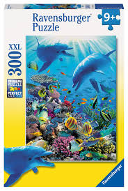 Ravensburger 300 large piece puzzles. Ravensburger Underwater Adventure 300 Piece Large Format Jigsaw Puzzle Walmart Com Walmart Com