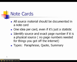 Creating Note Cards For Research Writing Services Note Cards Research Skills