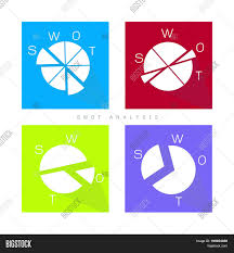 Swot Analysis Matrix Vector Photo Free Trial Bigstock