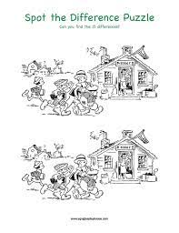 Spot The Difference Back To School Puzzle Word Puzzles For Kids Spot The Difference Puzzle Childrens Activities