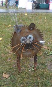 20 Quirky Cat Themed Etsy Crafts Recycled Garden Art Recycled Yard Art Garden Art Sculptures