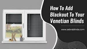 Behind the blinds offers room darkening, blackout blinds and shades. How To Add Blackout To Your Venetian Blinds