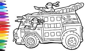 Dogs love to chew on bones, run and fetch balls, and find more time to play! Tmnt Van Coloring Pages Drawing Teenage Mutant Ninja Turtles Van Coloring Video For Kids Youtube
