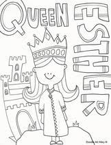 Queen esther coloring pages are a fun way for kids of all ages to develop creativity focus motor skills and color recognition. Queen Esther Coloring Pages Religious Doodles