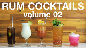 Two ingredient cocktails are ideal, three ingredients tops. Best Rum Cocktails Volume 02 Youtube