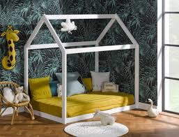 Monlitcabane lit cabane c gris 90×190 sommier pas cher. Pack Lit Cabane Enfant Capsule Blanc Matelas 90x140 Cm Pas Cher