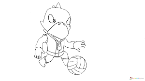 This project will help to relax and have fun with the legendary heroes. Coloring Pages Crow Print Brawl Stars Hero Online