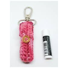 Crochet Bubblegum Pinks Flash Drive Protector Chapstick Etsy In 2020 Lip Balm Holder Chapstick Chapstick Holder