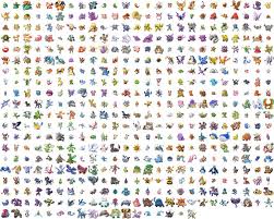 Pokemon Gen 1 4 Pokemon Evolutions Chart Pokemon Sprites