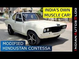 Here Is A Modified 2 Door Hindustan Contessa India S Own Muscle Car Youtube In 2020 Muscle Cars Car Muscle
