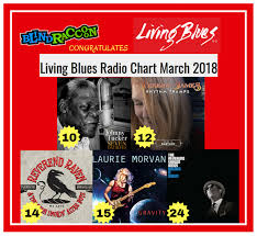 five blind raccoon artists on the living blues chart for