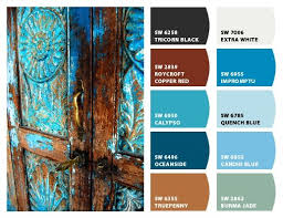 Blue Rust Blue Color Schemes Rust Color Schemes Color Schemes Colour Palettes