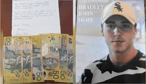 In loving memory of Bradley Hope (2003 to 2019): a donation and message  from the “Troy Family” to the “OCI Foundation”.