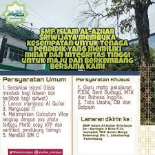 Masa kerja sesuai perpanjangan masa kontrak tiap. Lowongan Kerja Tata Usaha Sekolah Di Palembang