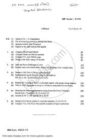 Electronic question paper system ptar uitm. Digital Electronics 2015 2016 Be Electronics And Telecommunication Engineering Semester 3 Se Second Year Cbgs Question Paper With Pdf Download Shaalaa Com