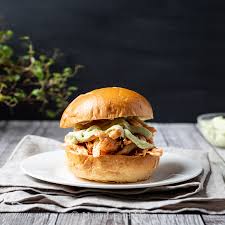 Shredded buffalo chicken sandwiches (slow cooker) — slow cooked, shredded chicken in a spicy buffalo sauce, served on sandwich buns with ranch friends, these shredded buffalo chicken sandwiches are easily the most well received meal i've served up in recent memory. Shredded Buffalo Chicken Sandwich With Avocado Ranch Sauce Hearth And Vine
