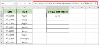 One of those new functions is the unique function, it allows you to easily extract a unique distinct list using. How To Dynamically Extract A List Of Unique Values From A Column Range In Excel