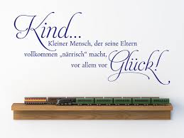 Wandtattoo Kind Spruch Klebeheldde