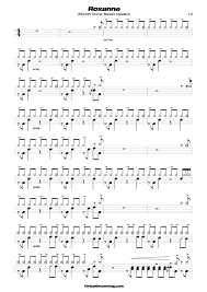Songs To Play On Drums Stewart Copeland Solo Roxanne Tabs