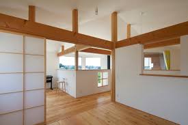 The house plan provides two floors with four rooms, a bathroom, and an extra room for a kitchen. The Frontier House Mamiya Shinichi Design Studio Archdaily