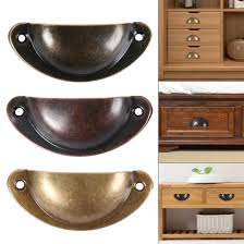Buy chest of drawers and tallboys online at australia's online destination for bedroom furniture. Metal Furniture Knobs Hardware Cupboard Antique Brass Shell Pull Handles China Furniture Fittings Furniture Made In China Com