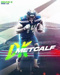 Marshawn lynch takes his love for skittles to scotland in hilarious super bowl ad. Enrique Castellano On Instagram D K Metcalf Is Now A Seattle Seahawk After Falling Drastically In The Dr Nfl Football Art Nfl Seahawks Nfl Football Pictures