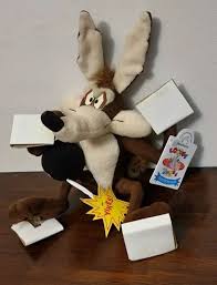 APPLAUSE WILE E Coyote Plush Bendable Legs 18" Looney Tunes 1994 $75.00