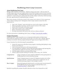Summer Camp Cover Letter For 2021 Printable And Downloadable Cust