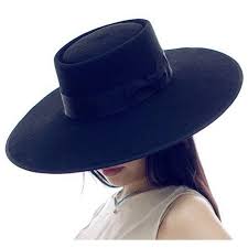 Lihua 100 Wool Peaked Cap Women Like 12cm Large Brim Europe Style Party Hat Latest Fashion Flat Top Bowler Hat Hats For Women Women Hats Fashion Hat Fashion