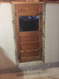 The door in the basement. Framing Basement Door Diy Home Improvement Forum