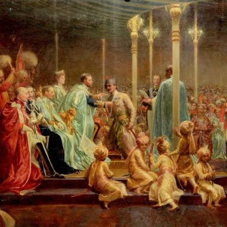 King George V and Queen Mary presided over the spectacular Delhi Durbar #OnThisDay #OnThisDay in 1911, the only Coronation of a British Monarch as the King-Emperor in India: (link in Bio ➡️