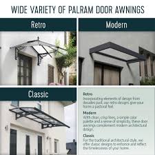 Alibaba.com offers 3,653 door canopy design products. Palram Aquila 2050 6 Ft 9 In Clear Door Canopy Awning 701125 The Home Depot