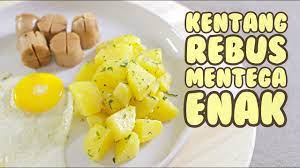 Rebus telur dalam air yang sudah mendidih. Kentang Rebus Enak Pengganti Nasi Atau Roti Buat Sarapan Dimasak Gini Aja Youtube