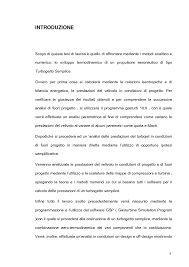 Sviluppo Di Un Modello Termodinamico Di Un Turbogetto Tesi Di Laurea Tesionline