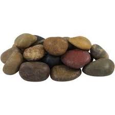 Rain Forest 1 In To 3 In 30 Lb Mexican Beach Pebbles Rfgmbp3 30 The Home Depot 1000 In 2020 Mexican Beach Pebbles Landscaping With Rocks Polished Pebble