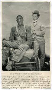 John "Bud" Rogan was the tallest man in history before the arrival of  Robert Wadlow. At a final height of 8ft 9in (2.67m) he stil is the second  tallest men in history.