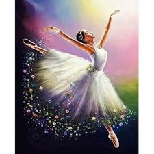 5d Diamond Painting Beautiful Ballerina Kit Ballerina Art Dance Paintings Dance Art