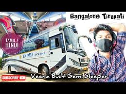 Apsrtc Indra Ac Coach Bangalore Tirupati Ashokleyland Veera Bus Vlog Apsrtc Indra Semisleeper Youtube
