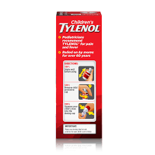 2 Pack Childrens Tylenol Oral Suspension Fever Reducer And Pain Reliever Grape 4 Fl Oz