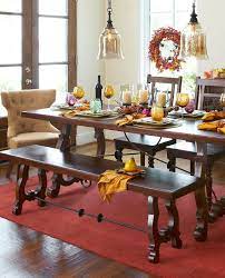 Easily Impress Your Guests With The Pier 1 Indira Trestle Dining Table And Bench Dining Room Inspiration Dining Room Table Dining Table