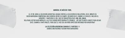 Maradona narra el gol del siglo. Barrilete Cosmico Images Photos Videos Logos Illustrations And Branding On Behance