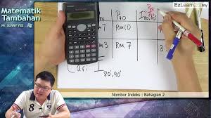Topik 10 Nombor Indeks My E Tuition
