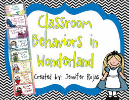 Alice In Wonderland Themed Behavior Clipchart