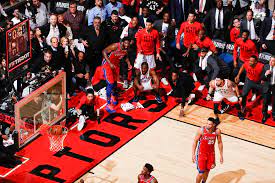 The raptors are now through to the eastern conference finals for the second time in franchise history. Clang Clang Clang Clang Swish All About Kawhi Leonard S Buzzer Beater The New York Times