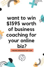 Would You Like 20 Hours Of Hands On Expert Help With Your Business One Lucky Winner Will Get A Month S Onlin Online Business Coaching Business Business Advice