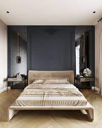 Adjacent to this is a fireplace flanked by windows by the bed. 75 Beautiful Wall Paneling Bedroom Pictures Ideas July 2021 Houzz