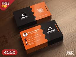 Even though this business card template is designed specifically for corporate businesses, the design can be used to create other types of creative business cards as well. Clean Business Card Psd Templates Uxfree Com