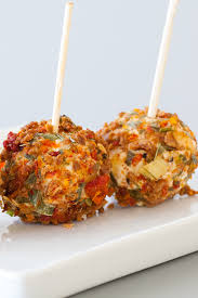 Blt Cheese Ball Lollies Mini Cheese Ball Epicure Recipes Epicure Appetizer Recipes