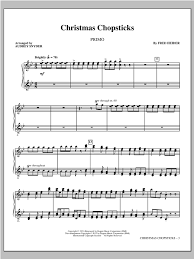Audrey Snyder Christmas Chopsticks Piano Secondo Sheet Music Pdf Notes Chords Christmas Score Choir Instrumental Pak Download Printable Sku 307679